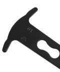Close-up of Bike Chain Wear Indicator Tool For Mountain, Road, And Folding Bikes, Carbon Steel Chain Checker