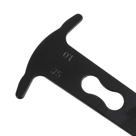 Close-up of Bike Chain Wear Indicator Tool For Mountain, Road, And Folding Bikes, Carbon Steel Chain Checker