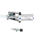 Heavy Duty Pneumatic Hold Down Clamp And 32mm Bore Air Toggle Fixture With 500 Lb Welding Grip built with hot rolled steel