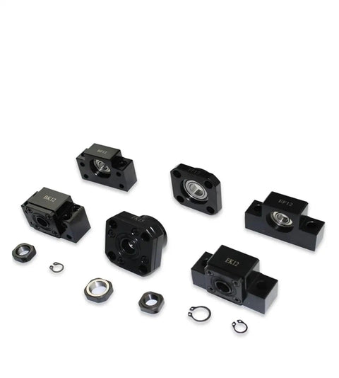 Set of 2 Pack Nut Housing End Support Bearing for Miniature Ball Screw SFK0802 SFK1002 SFK0601, CNC, DIY Projects