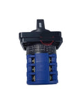Latching Four-Position Rotary Cam Switch With Screws LW28-20 LW26-20 Changeover Switch 660V 20A, front view.