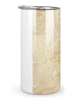Beige Granite Stone Look Water Cup In 304 Stainless Steel Gradient Finish with Leak Proof Push Pull Lid