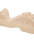 Solid Wood Carved Furniture Foot Legs With Exquisite Grain for sofa, TV cabinet, and coffee table, natural finish close-up view