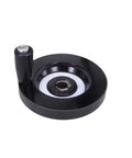 Black Bakelite Lathe Hand Wheel With Removable Handle For Printers And Round Lathe Machines Heavy Duty Mechanical Handwheel Knob