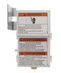 Refrigerator Water Valve Replacement For W10217917 Compatible With AP6017258 2313741 And W10159841 warning label panel view