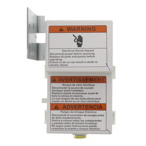 Refrigerator Water Valve Replacement For W10217917 Compatible With AP6017258 2313741 And W10159841 warning label panel view