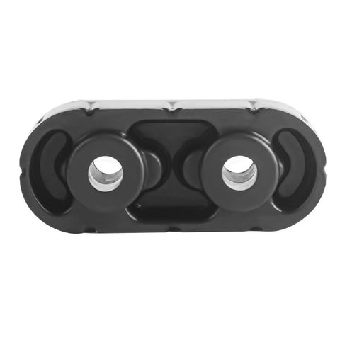 Exhaust Muffler Hanger Insulator Set, Two Pack With Built In Iron Frame, Durable Tailpipe Hangers That Reduce Vibration And Rattle