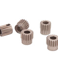 RC Pinion Gear Set 48P 5mm Shaft Hardened Aluminum 7075 Aviation Grade With 15T 16T 17T 18T 19T For 1 By 10 Scale RC Cars Upgrade