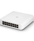 16 Port PoE Switch With 8 PoE Plus Ports, 16 Gigabit Ethernet, Fully Managed Layer 2, Wall Mount Network Switch