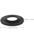 10pcs Black Rubber Bathtub Drain Gaskets, Pop-up Sealing Washer Set, black rubber washer, 2.16 in diameter, 0.39 in height.