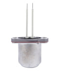 LBLYTO ABS pump motor assembly with silver cylindrical housing and two white wire leads, front view