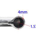 4 Pack Aluminum Chain Link Fence Gate Corners For One And Three Eighths Inch Outside Diameter Pipe, 90 Degree Pressed Elbow Brackets