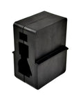 Rock Solid Heavy Duty Vise Support Blocks Reinforced Nylon Polymer for precision assembly, side view showing protective groove.