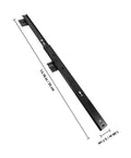 Heavy Duty Steel Keyboard Drawer Slides For Computer Desk Side Mount Keyboard Trays Ultra Smooth Glides with measurements