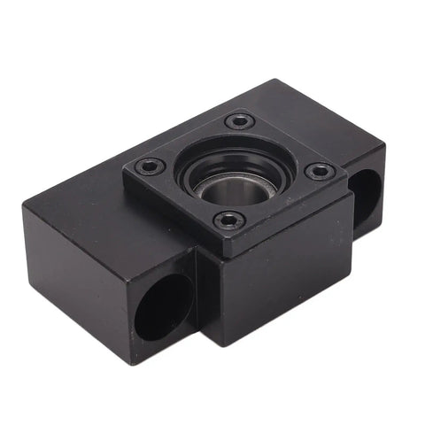 Ball Screw Support Block For SFU1605 And SFU1204 With Carbon Steel Construction C7 Precision Stable Rotation Bearing Lock Mount