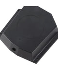 Heavy Duty Electric Skateboard Battery Box And Compact Controller Enclosure For Diy Longboards Durable plastic shell, black, top view.