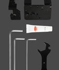 Upgraded Ender-3 Linear Rail Guide Kit MGN12 320mm with screws, wrenches, lubricant, and mounting components