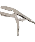 Heavy Duty Locking Radiator Hose Clamp Pliers With Strong Carbon Steel Jaws For Fast Welding Electrical Auto Repair And Quick Pinch Off Setup close-up showing the jaws and locking mechanism.