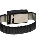 Extendable ESD Wrist Strap With Alligator Clip Grounding Wristband, black PU material, adjustable band, electronics static safety