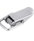 Ten Pack Hasp Lock Fasteners Toggle Latches for Kitchen Cabinets Furniture Machinery and Equipment Heavy Pull Force Compact Stainless Steel 201 Hardware Set Durable Metal Hardware stainless steel toggle latch with spring hook