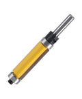 Top Notch Flush Trim Router Bit With Sharp Cutting Edge For Smoother Woodworking And Pattern Finishing Jobs Featuring One And A Half Inch Blade Size Perfect For MDF, Solid Wood Or Plywood Projects.