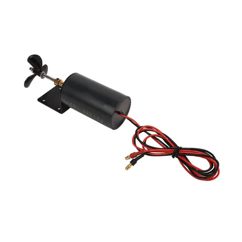 Underwater Thruster For RC Boats With 545 50T 3 Blade Propeller And Ducted Fan Brushless Motor, cables attached