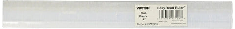 Dual Color 12 Inch Easy Read Ruler With Imperial And Metric In Inches Centimeters And Millimeters packaging with barcode visible