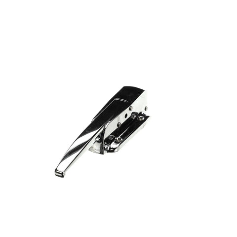 K78 Series Door Latch Without Key For Food Service Equipment OEM Replacement Part Heavy Duty Latch Mechanism Stainless Steel Build Easy Install Reliable Security For Commercial Kitchen Doors Go To Hardware, chrome latch side view