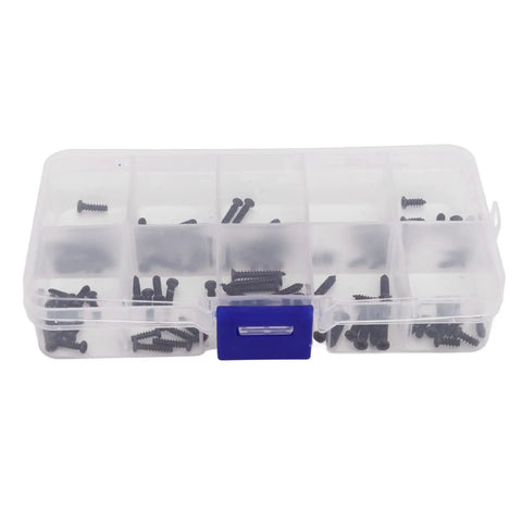 Premium Stainless Steel RC Car Screw Kit With Transparent Storage Box For 1 16th Brushless RC Cars, Rustproof Fasteners