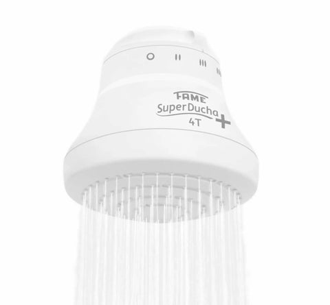 Electric Shower Heater 110V 4400W No Fuss Instant Hot Water With Four Temperature Settings Cold Warm Hot Super Hot on shower head