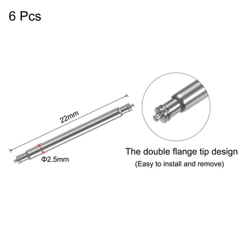 Score A Sweet Six Pack Of Stainless Steel Watch Spring Bar Pins For No Sweat Strap Swaps And Quick Link Removal On Twenty Three Millimeter Bands