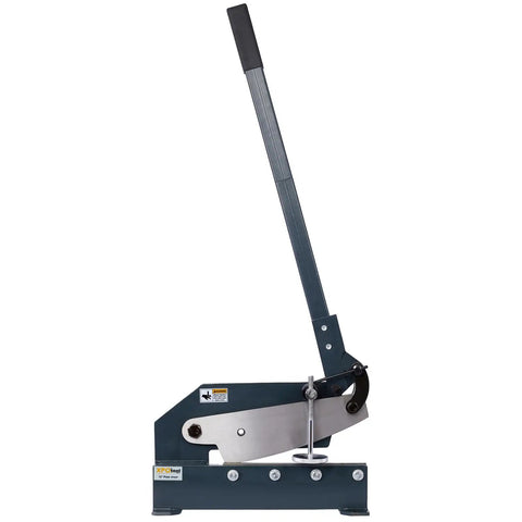 Heavy Duty 12 Inch Sheet Metal Shear, Tough As Nails Manual Cutting Tool That Chews Through Steel Bars And Rods Like Butter With A Solid Steel Frame For Fast Shop Projects