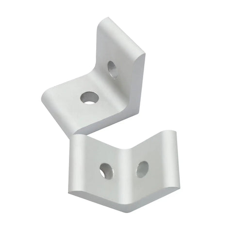 Built Tough Inner Corner Brackets 25 Pack For 15 Series Aluminum Extrusion, silver aluminum 90 degree connectors for DIY builds.