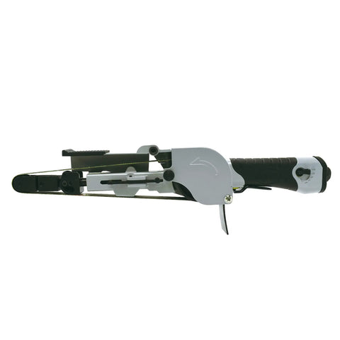 Weld And Tube Belt Finish Sander Three Quarter By Twenty Point Five Inch With Belts Adjustable Roller side view
