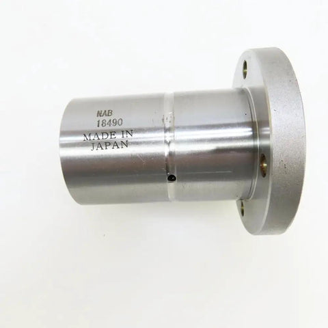 Side view of Ball Spline Nut LF25UU for Linear Motion System, high precision nut assembly, metal finish, made in Japan.