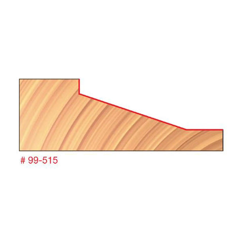Raised Panel Router Bit 3-1/2 Inch Diameter With 1/2 Inch Shank And 5/8 Inch Carbide Height Quadra-Cut Pro Grade 4-Flute Delivers Smooth Flawless Panel Profiles For Woodworking