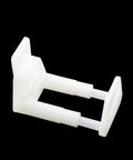 Two Sets Adjustable Wall Mounted Floor Tracks Anti Sway Devices For Sliding Barn Doors Closets And Wardrobe Doors Durable Plastic