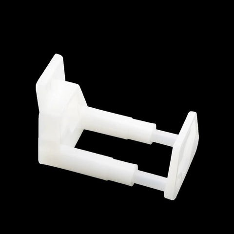Two Sets Adjustable Wall Mounted Floor Tracks Anti Sway Devices For Sliding Barn Doors Closets And Wardrobe Doors Durable Plastic