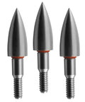 Stainless Steel Archery Field Points Screw In 5/16 9/32 19/64 Inch 11/32 100 125 150 200 Grain Pack Of 12