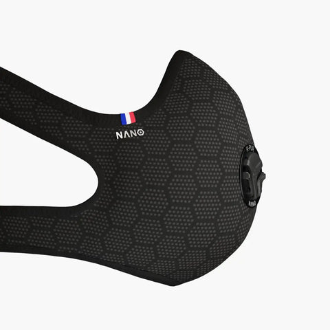 Road Ready Nano Light Hexagon Motorcycle Half Face Mask With Anti Pollution Filter Breathable Anti Fog Filter Included