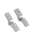 No Hassle Stainless Steel Flip Hinge Damper Set Two Pack includes quick install screws and detailed hinge mechanics.