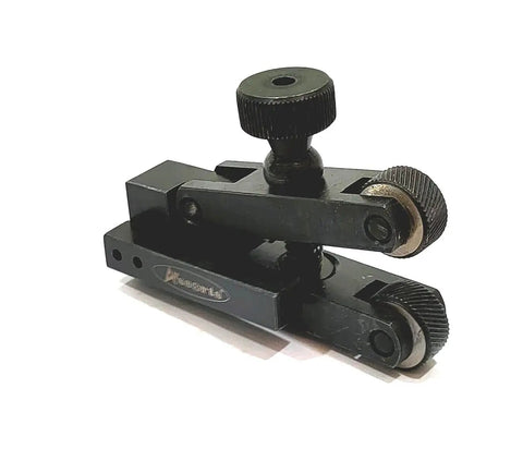 V Clamp Knurling Tool 5-20 mm Adjustable Spring Action for Lathe Machine Quick Change Tool Post Diamond Pattern Holder