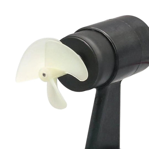 Underwater RC Jet Boat Thruster Motor With 3 Blade Propeller, Beefy CW Counterclockwise Design, High Speed Performance, Side View