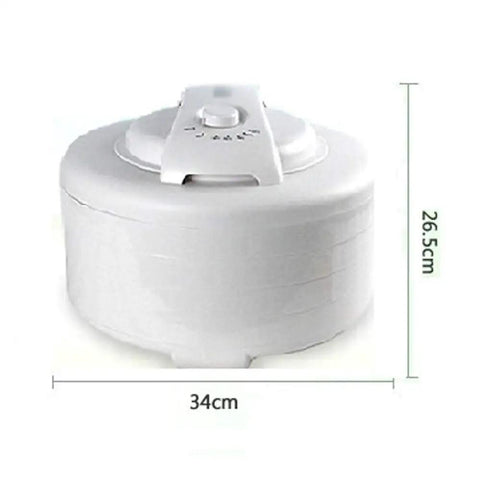 Heavy Duty Electric Food Dehydrator With Adjustable Temperature Controls For Rapid Jerky Fruit Vegetables And Pet Treats, 34cm wide.