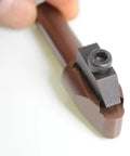 Pro Grade Lathe Tool Holder With Diamond PCD CBN PCBN Inserts, 12.7mm Dia, alloy steel mount for precision machining.
