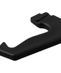 Black Coffee Pot Handle Replacement Fits 1 Cup to 12 Cup Moka Pots Stovetop Espresso Makers, side view, plastic material