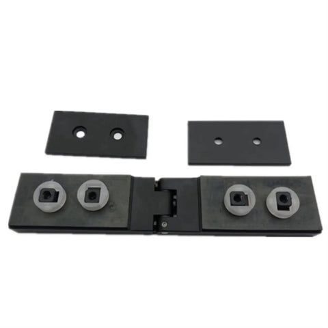 Cabinet Hinges With Soft Close For Glass Doors, Slick 180 Degree Stainless Steel Shower Enclosure Clips, Rectangular Hinges