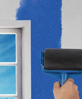 Score A Pro Finish On Walls With This 8 Piece Multifunctional Paint Roller Corner Brush Kit Featuring A Grippy Handle Tool for edge work.