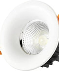 WKNHHL Recessed Lighting Housing Trim Kits Led Recessed Downlight 10W Spotlights with chrome finish and heatsink design.