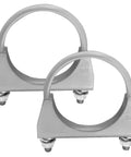 3 Inch U Bolt Exhaust Clamp For Pipes Heavy Duty Saddle Style Muffler Hanger Rustproof Galvanized Iron Clip Silencer